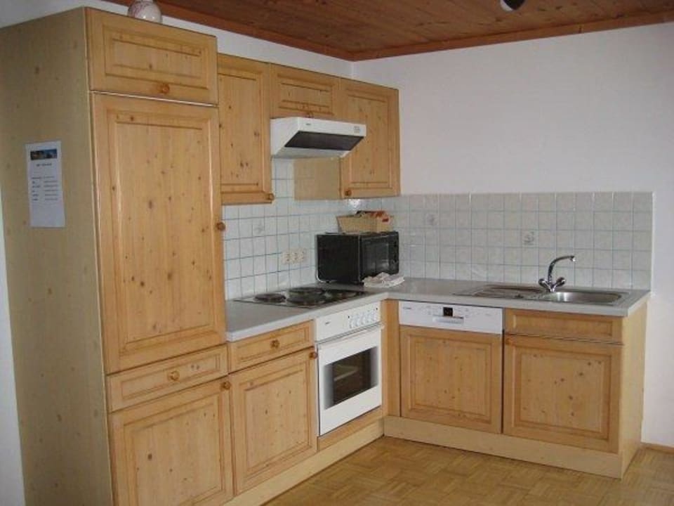 Wohnung Almrausch Küche Unterdacheben /Apartments/Bauernhof