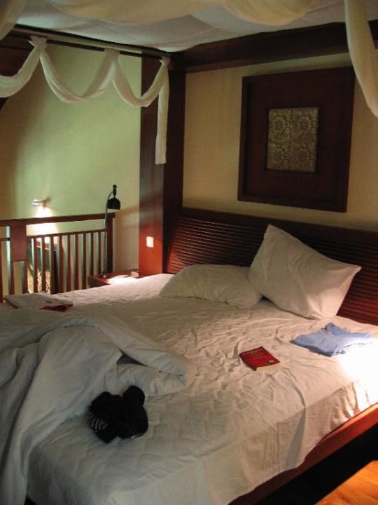 Junior Suite - 2. Etage Bett und Bad Paradisus by Melia Bali