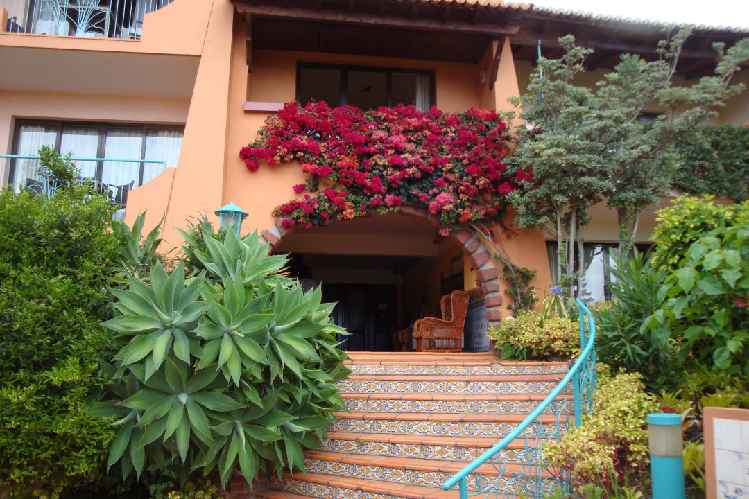 Treppe zum Hauptgebäude Hotel Quinta Splendida Wellness & Botanical Garden