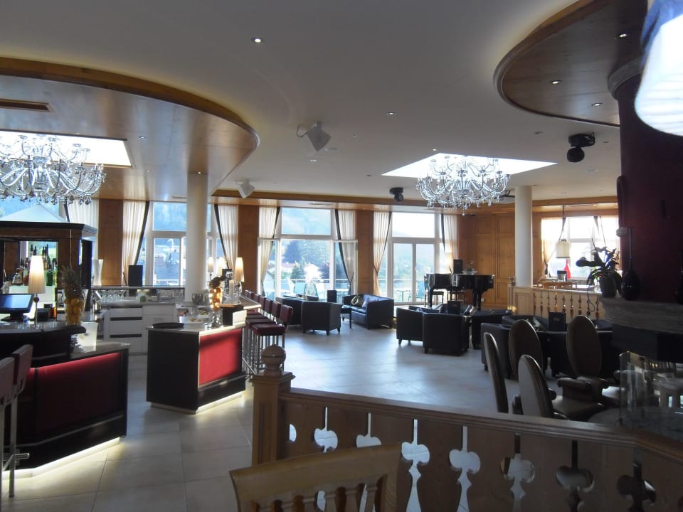 Ausblick von "unserem Sitzplatz" Dilly - Das Nationalpark Resort