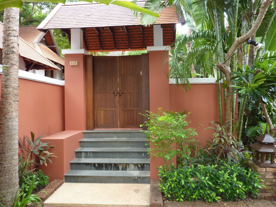 Eingang zur Villa 132 Renaissance Koh Samui Resort & Spa