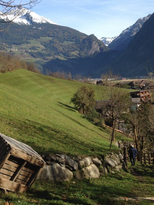 Blick  vom Balkon  Hotel Mühlenerhof