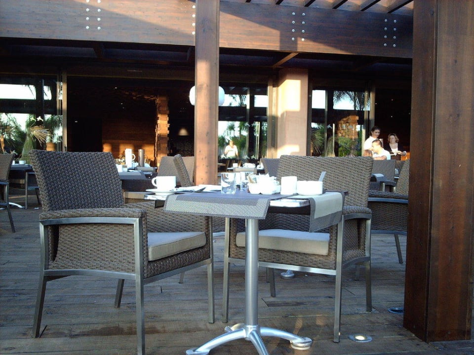 Frühstücksterrasse Lopesan Baobab Resort