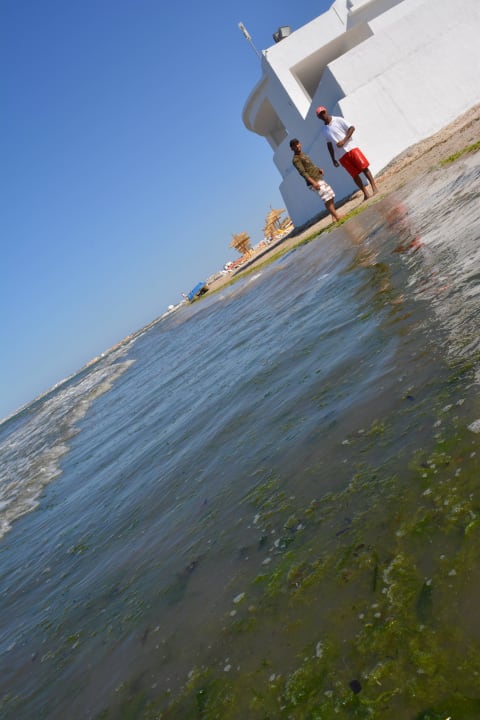 Wasser und Strand schmutzig. Foto vom 10.05.2015 One Resort Aqua Park & Spa