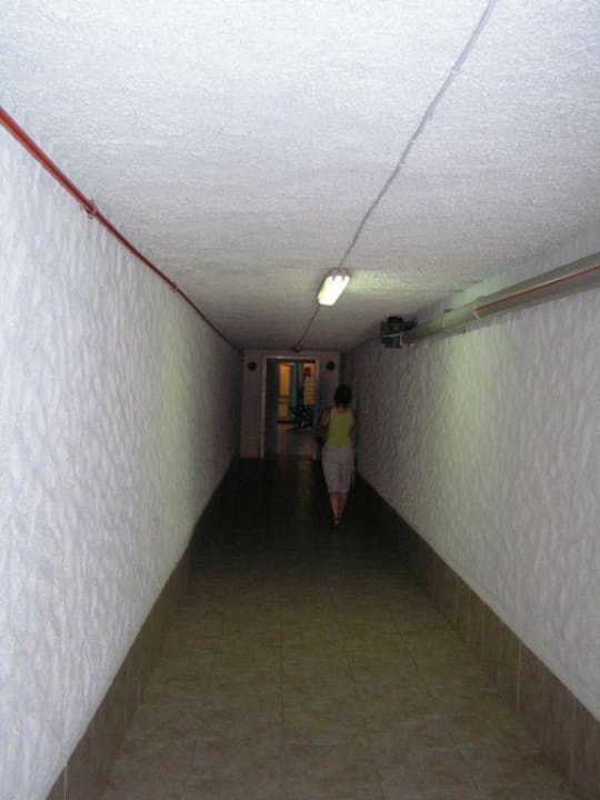 Hoteleigene Unterführung Antik Garden