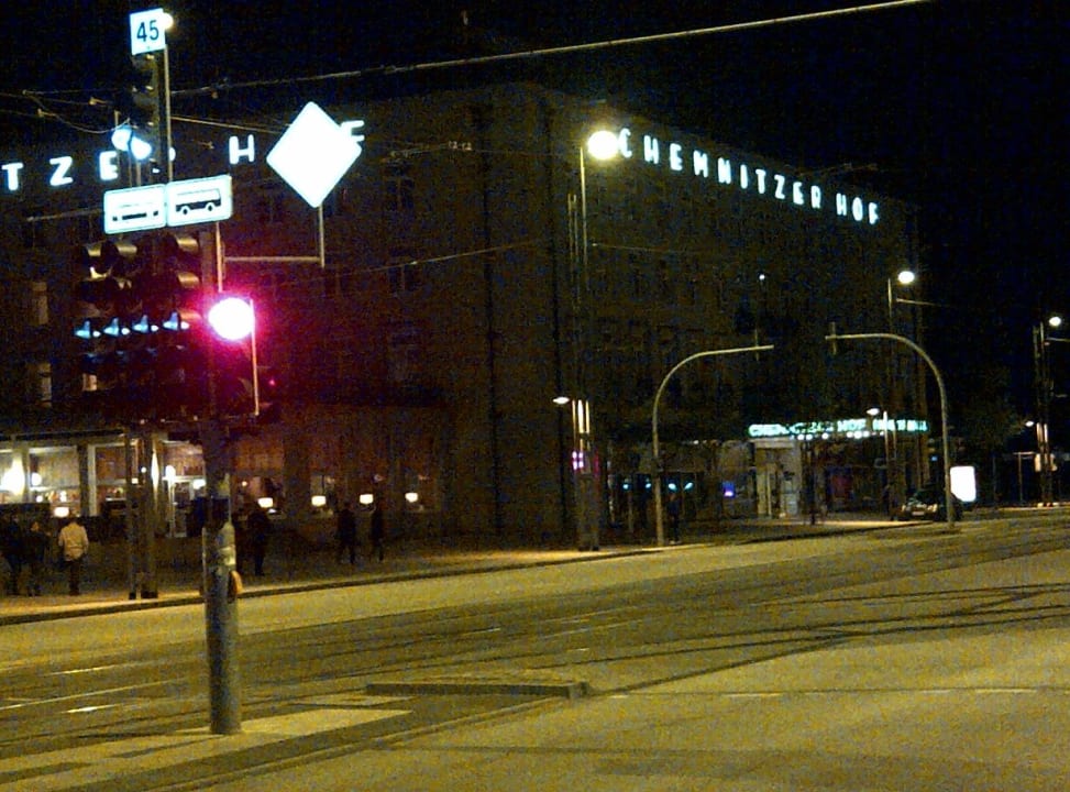 Am Abend, ca. 22.30 Uhr Hotel Chemnitzer Hof
