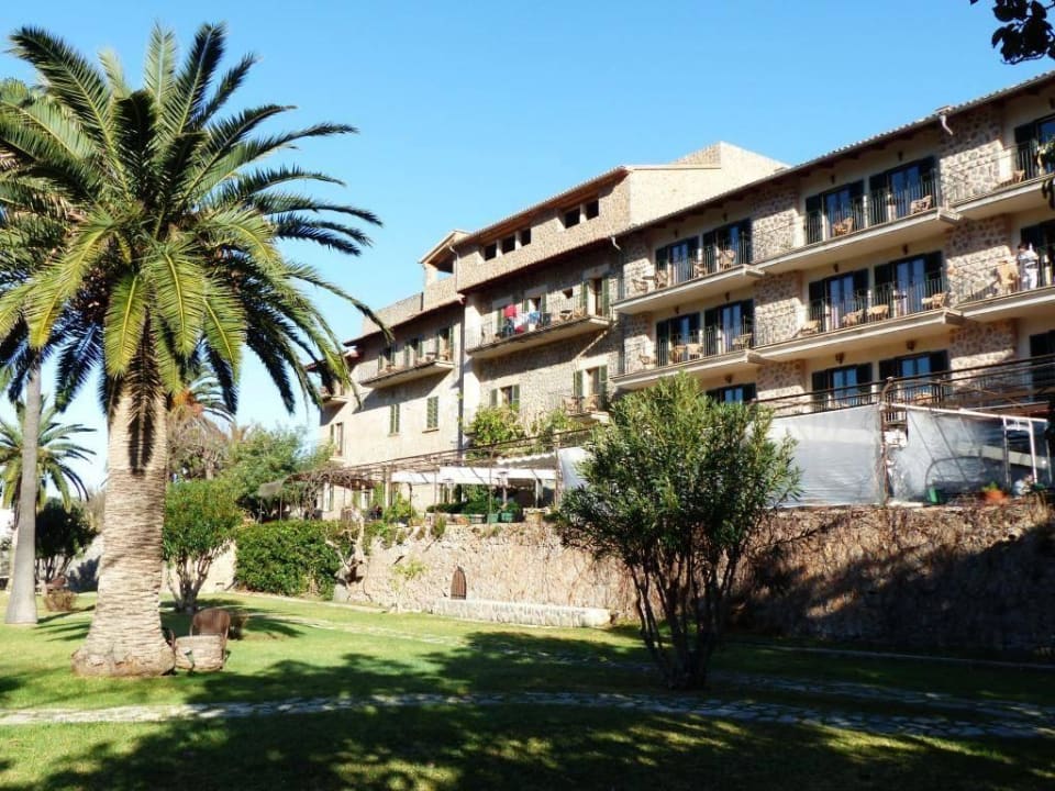 Blick auf die Terrasse Hotel Es Port