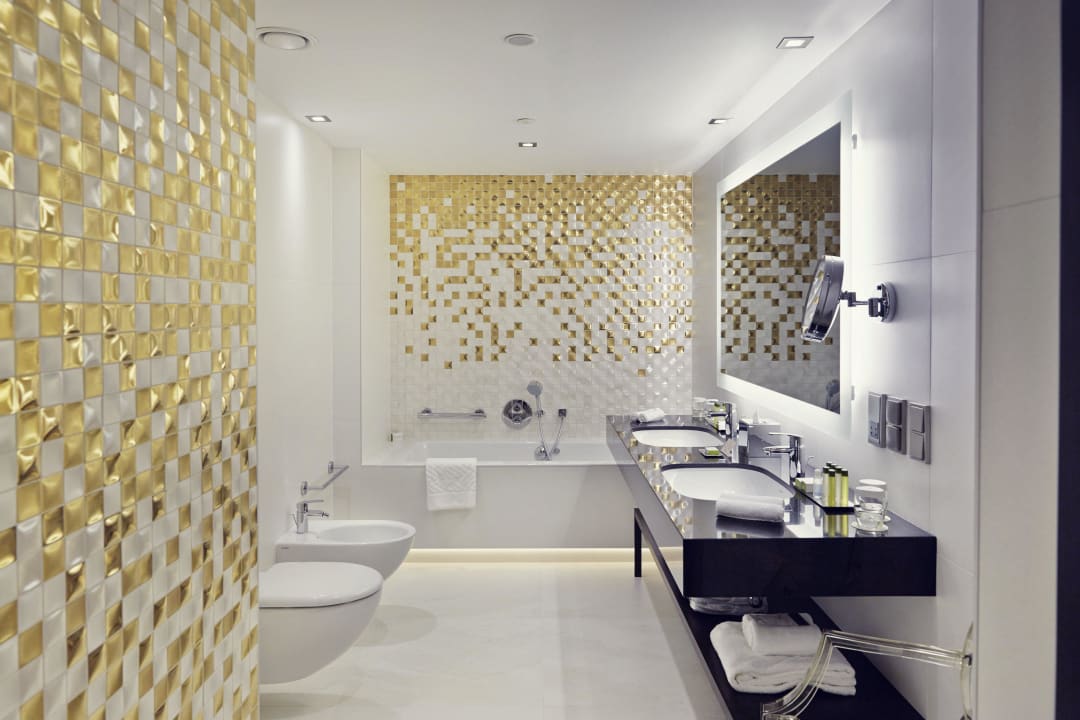 Łazienka w apartamencie prezydenckim DoubleTree by Hilton Lodz