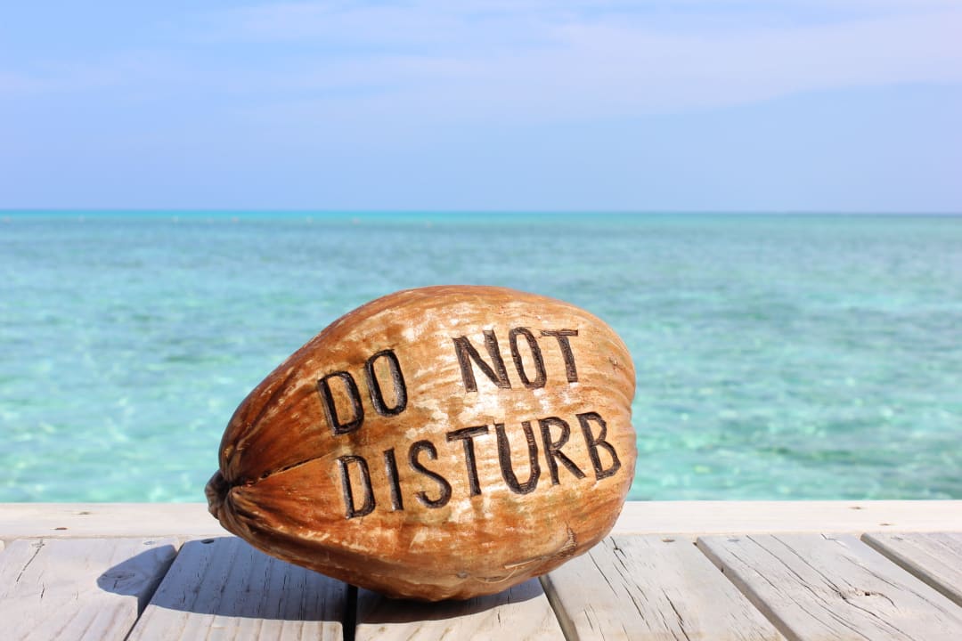 Do not disturb Kokosnus! Meeru Maldives Resort Island