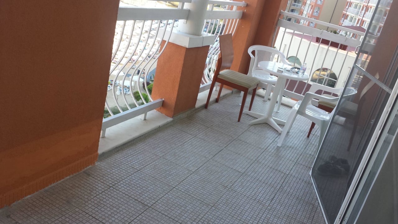 Der große Balkon Sol Luna Bay