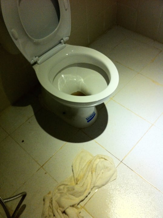 Verstopfte Toilette Monarque Club Rivage