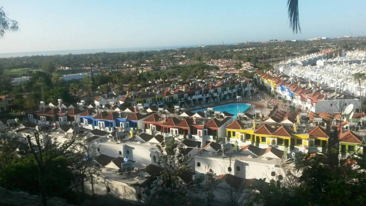 Hotelanlage von oben Bungalows Vistaflor