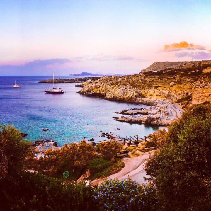 Ausblick Hotel Kalithea Horizon Royal