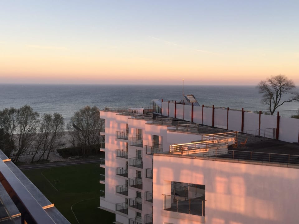 Ausblick von Dachterrasse ! Marine Hotel by Zdrojowa