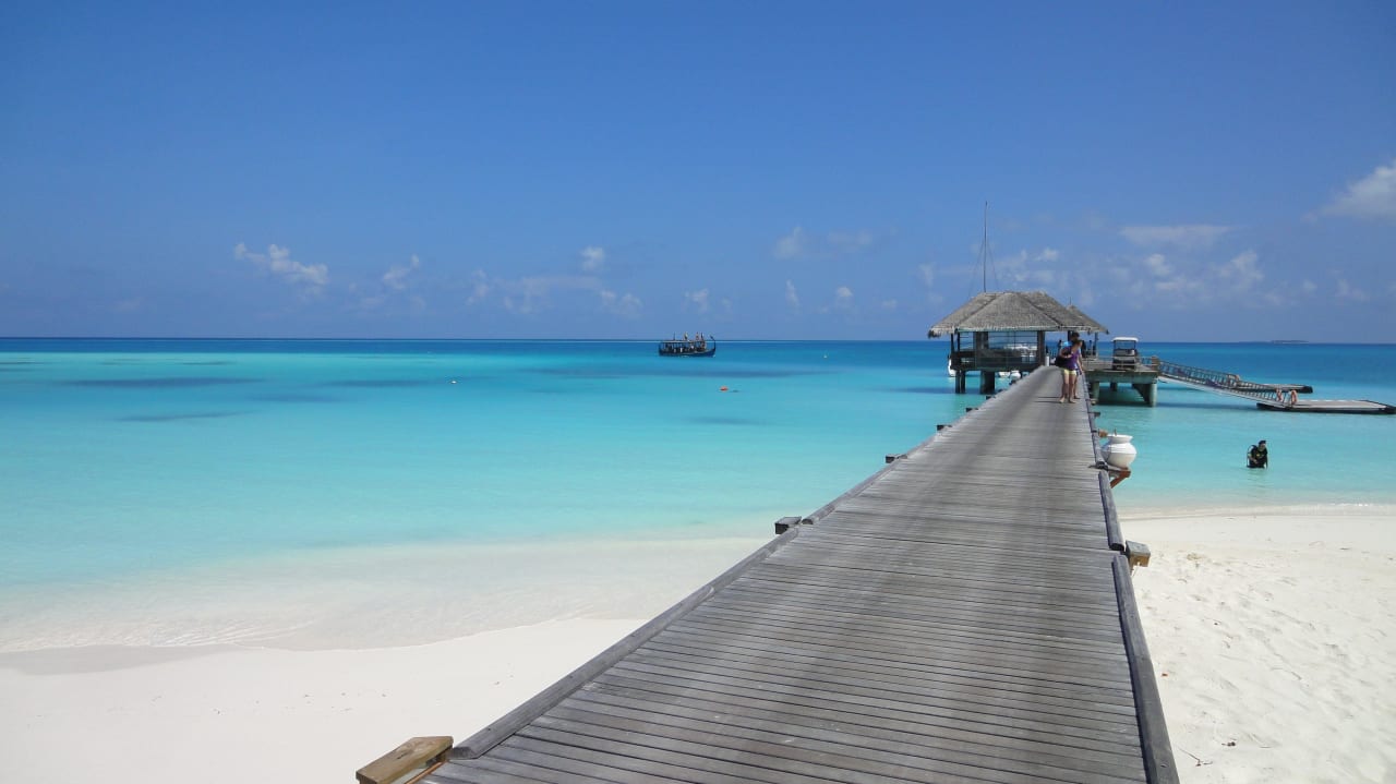 Nochmal der Jetty LUX South Ari Atoll