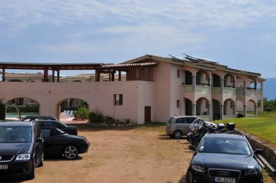 Rückansicht Hotel Baia delle Mimose