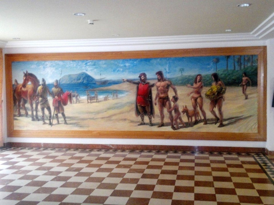 Obraz w holu Hotel Riu Oliva Beach - Hotel