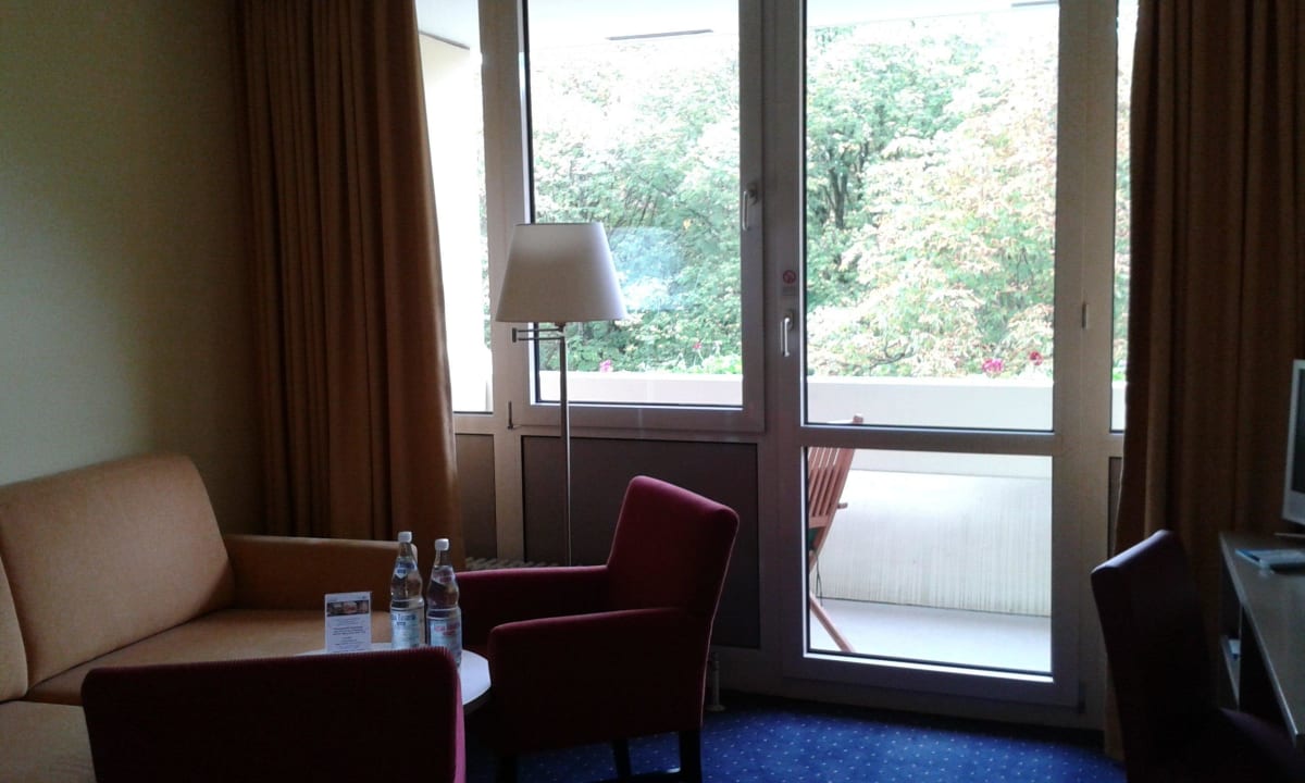 Blick in den Park Hotel Bayern Vital