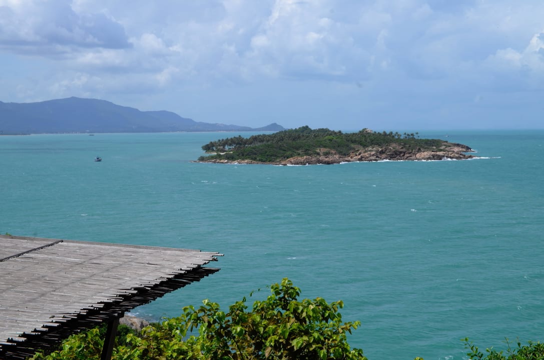 Blick von unserer Villa Six Senses Samui