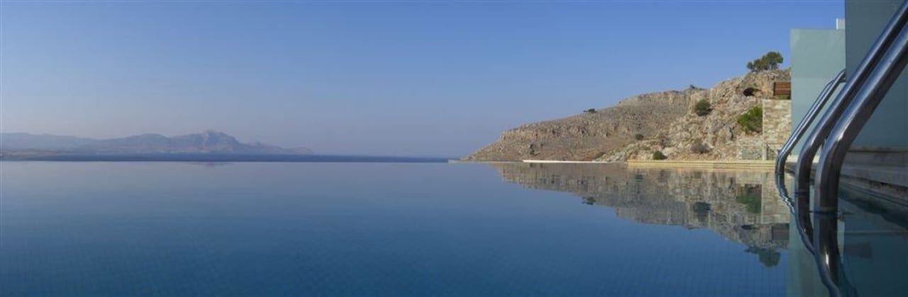 Ausblick aus dem privatem Pool Lindos Blu, Luxury Hotel & Suites - Adults only