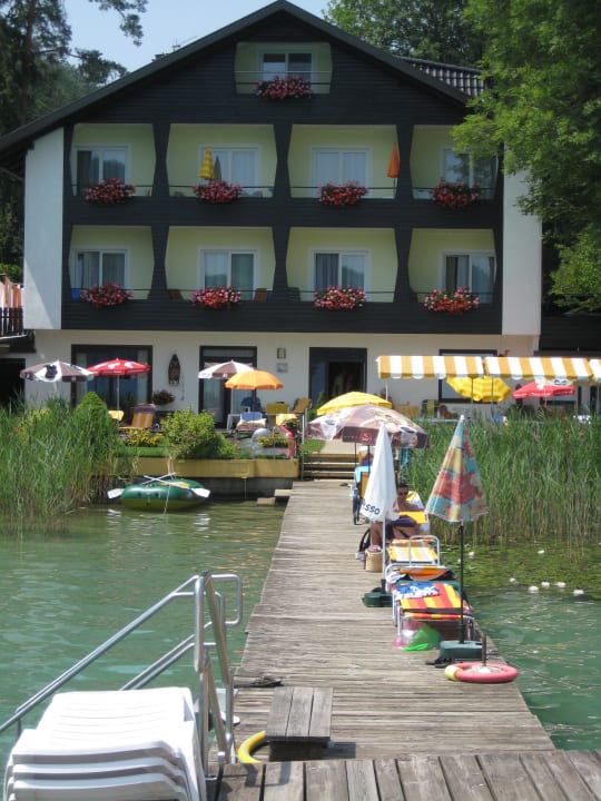 Eigener Badesteg Pension Haus am See