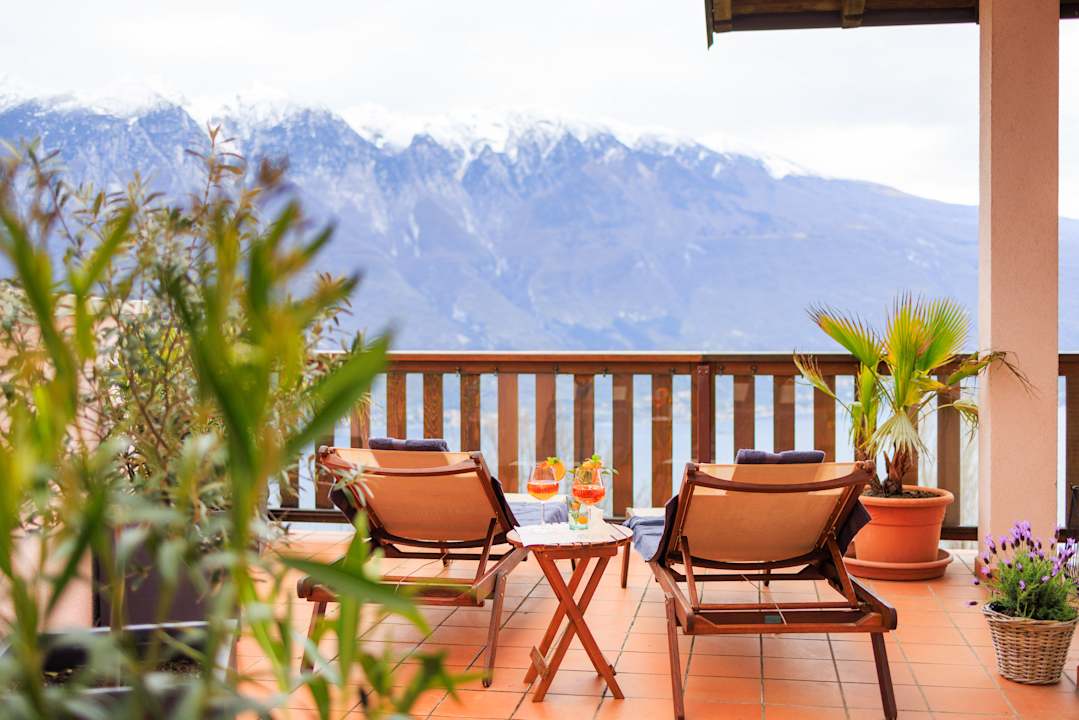 Gartenanlage Apartment Lago Gardasee - Pool, Natur und Seeblick