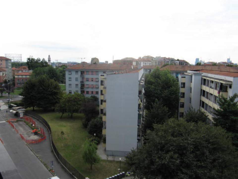 Aussicht vom Balkon Radisson Blu Hotel Milan