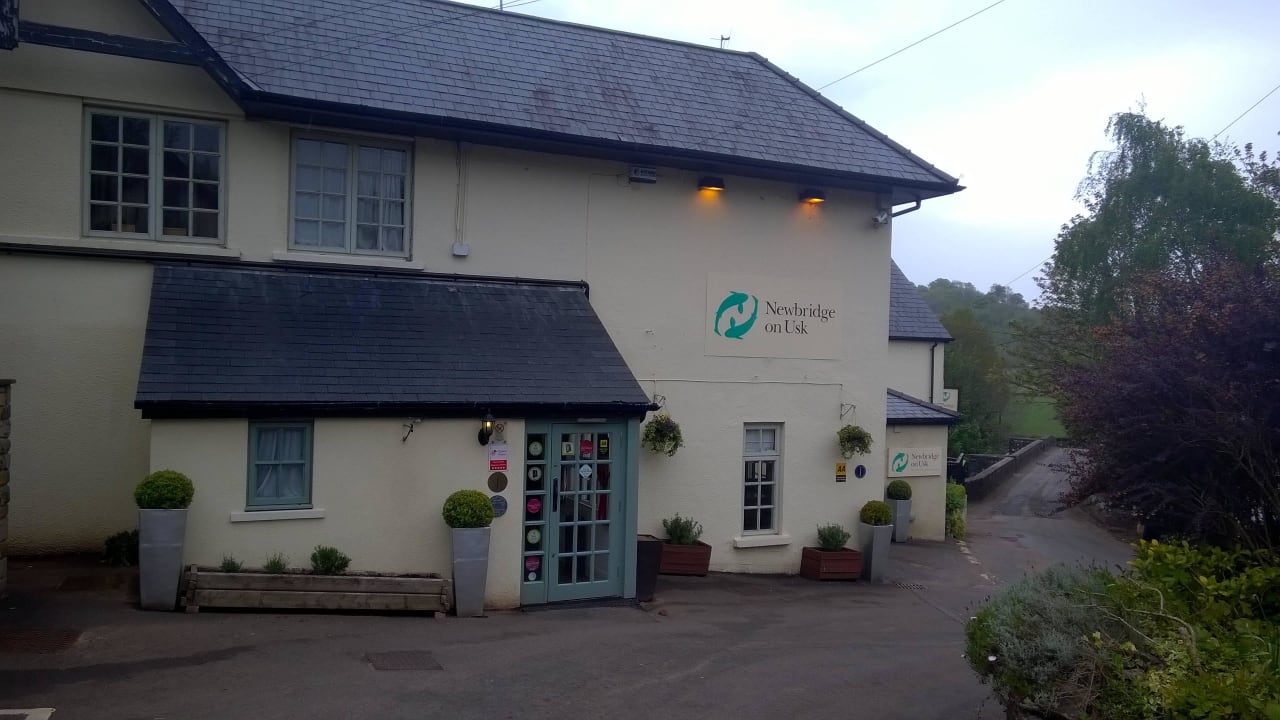 Hoteleingang Hotel The Celtic Manor Resort