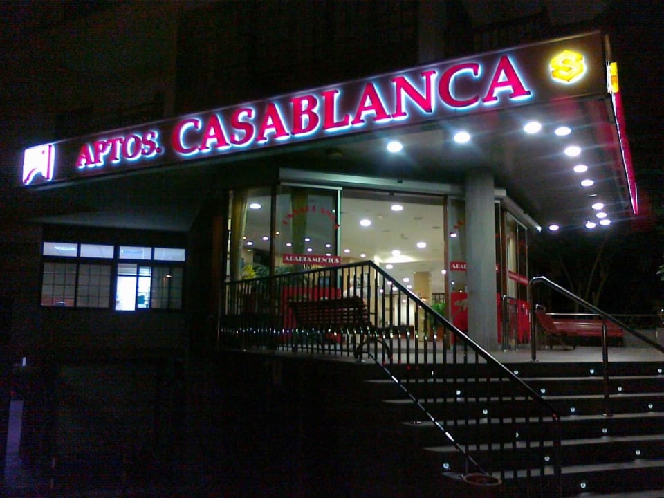Hotelzugang Apartamentos Casablanca