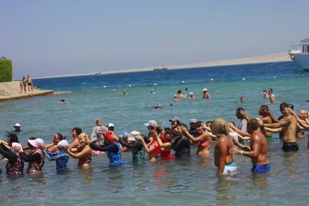 Aqua aerobics/ animator Daniele Seagull Beach Resort