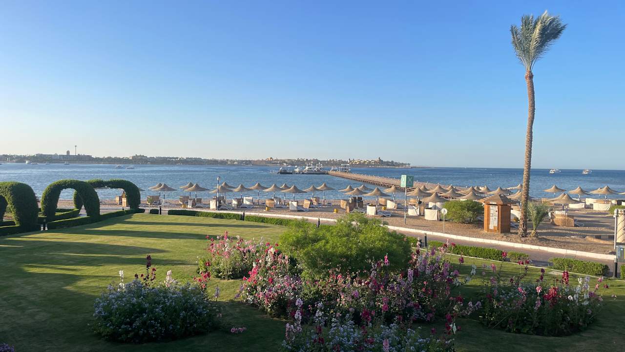 Ausblick Cleopatra Luxury Resort Makadi Bay