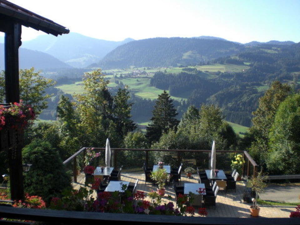 Zimmerausblick Allgäuer Panoramahotel
