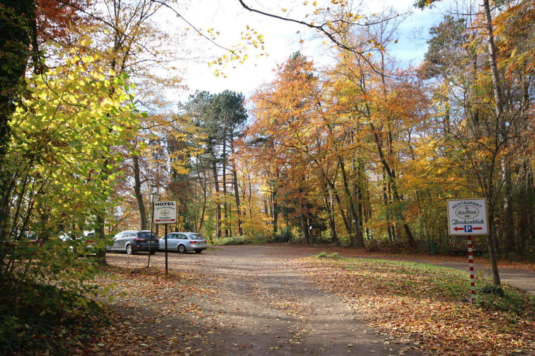Zufahrt zum Parkplatz Berghotel Brockenblick