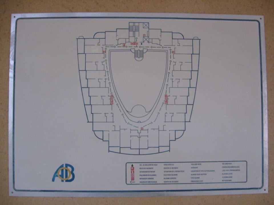 Lageplan Haus  allsun App.-Hotel Orient Beach