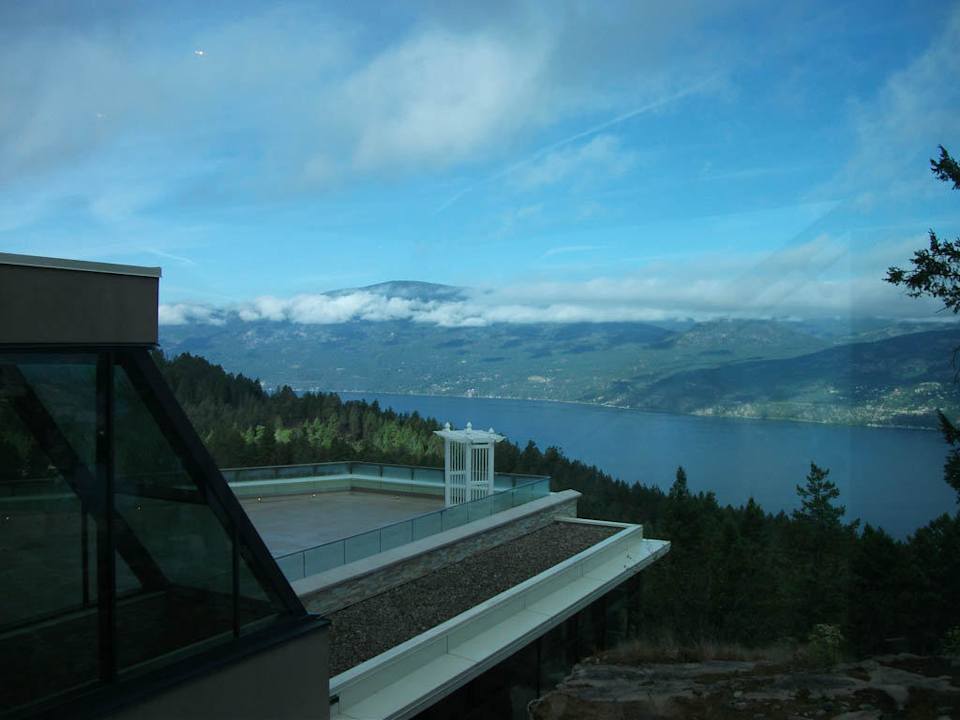 Okangan Lake vom Hotel aus Hotel Sparkling Hill Wellness