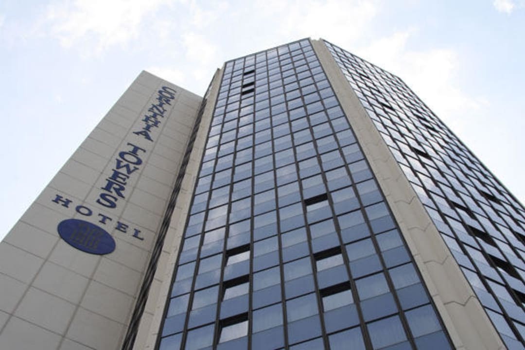 Hotel Außenansicht - Lobby/Eingangsseite Grand Hotel Prague Towers