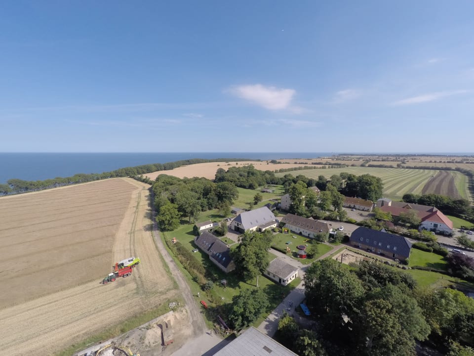 Außenansicht Ferienbauernhof Liesenberg mit Meerblick