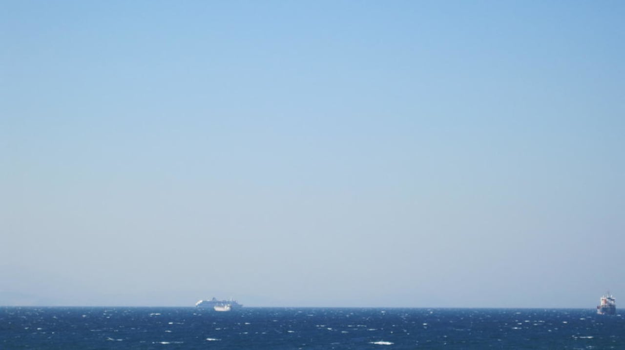 Ausblick Richtung Chios Hotel Babaylon