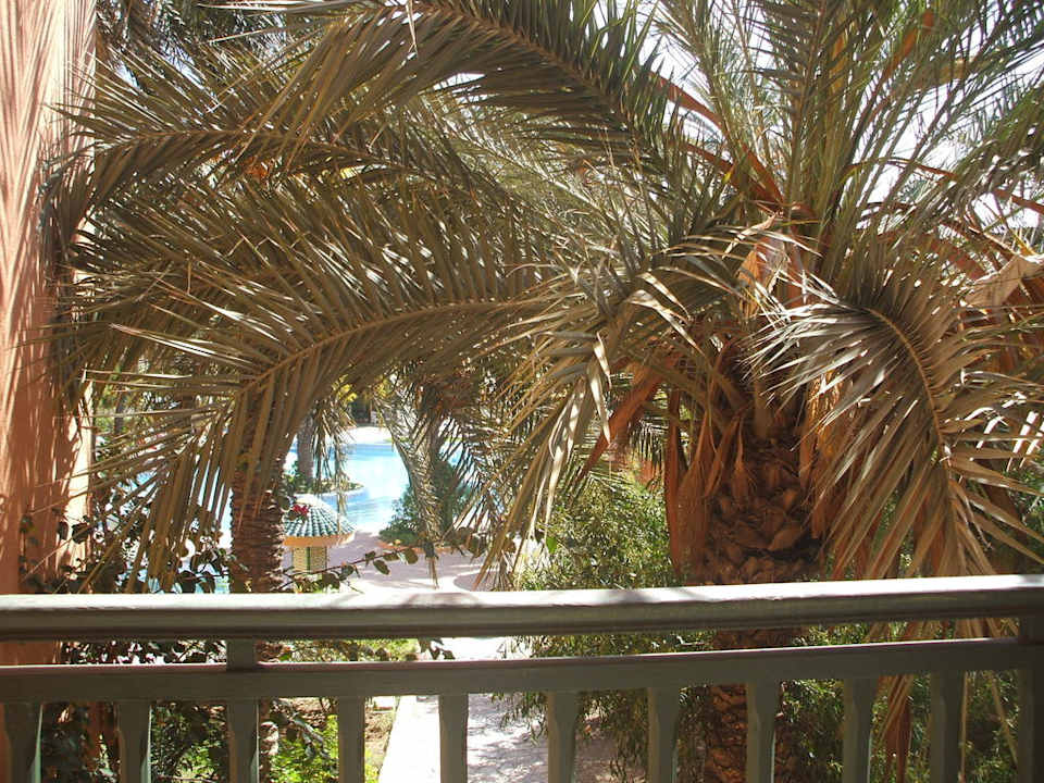 Vom Zimmer Ausblick zum Pool El Ksar Resort & Thalasso