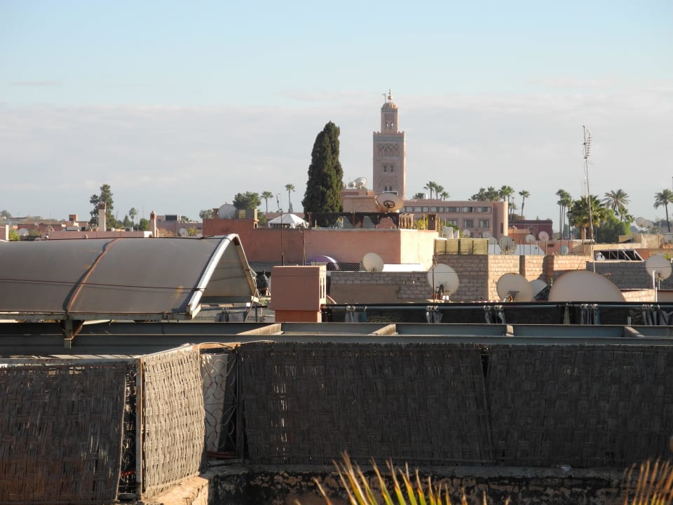 Blick von der Terrasse auf die Altstadt Hotel Riad Armelle