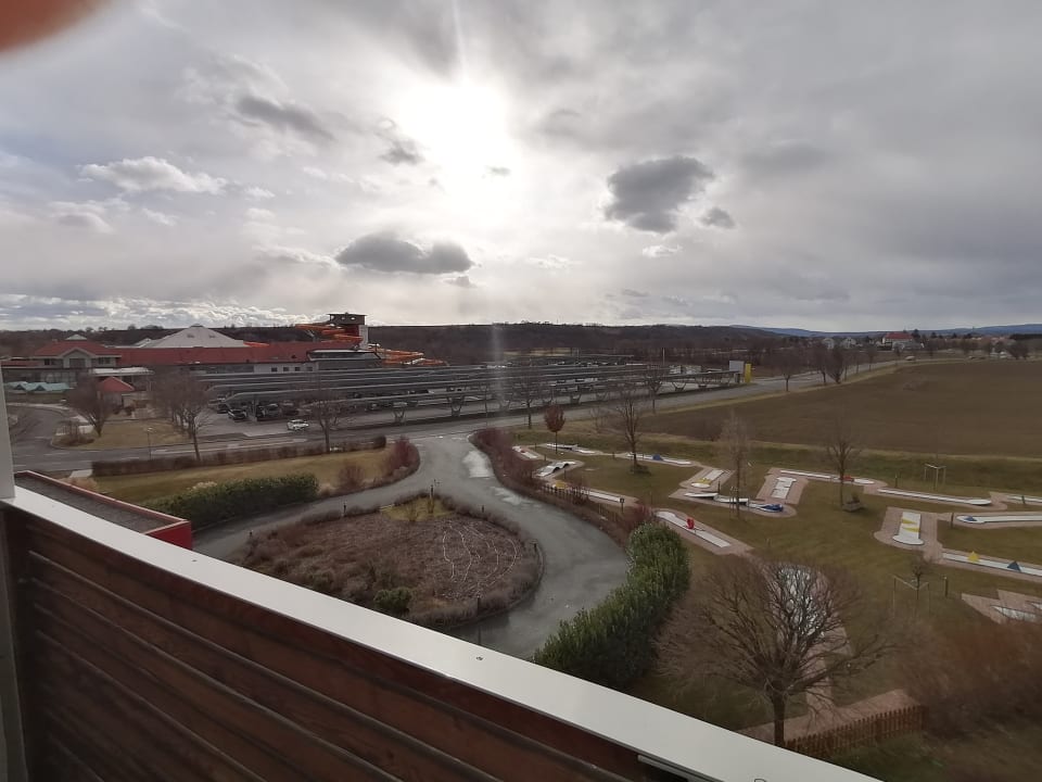 Ausblick All In Red Thermenhotel