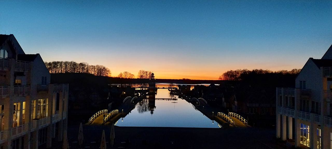 Ausblick Precise Resort Hafendorf Rheinsberg