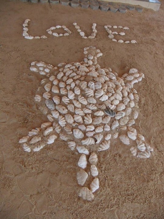 Eingang zur Beachbar Three Corners Happy Life Beach Resort