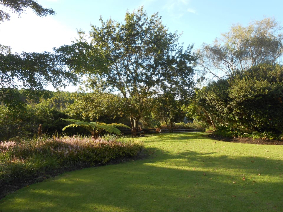 Ein kleiner Ausschnitt der Anlage Lodge & Chalets The Fernery
