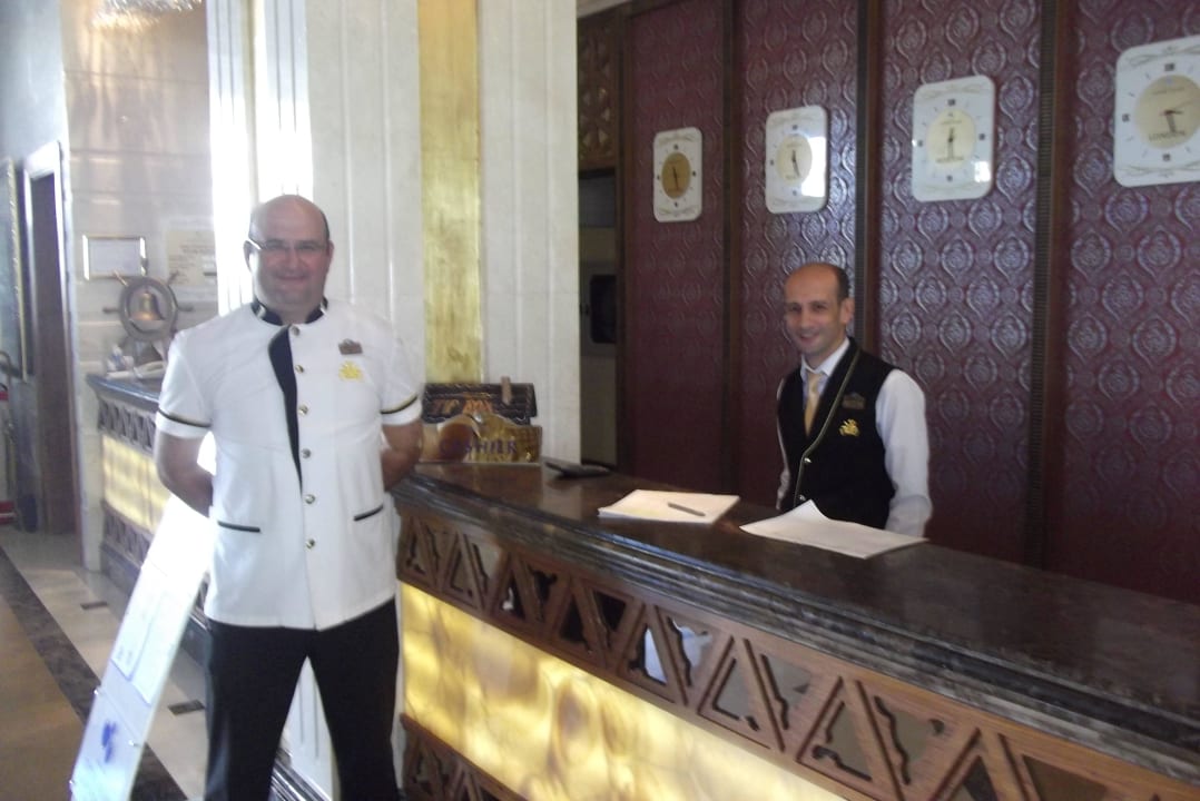 Murat und Ali, hilfsberit und freundlich Diamond Excellence Resort & Spa