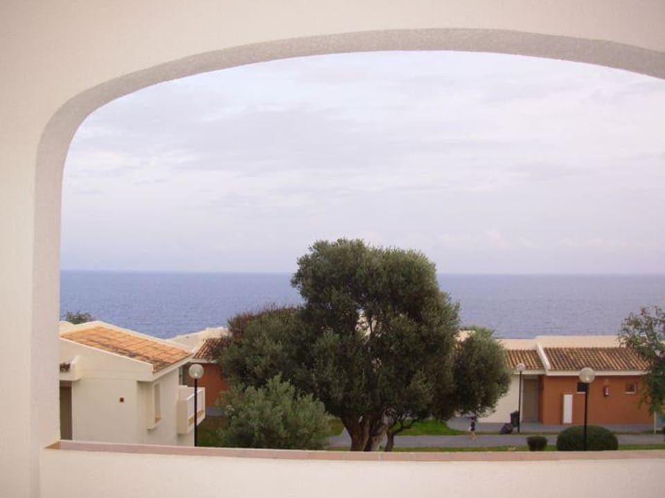 Ausblick Zimmer nach  Umzug blau punta reina