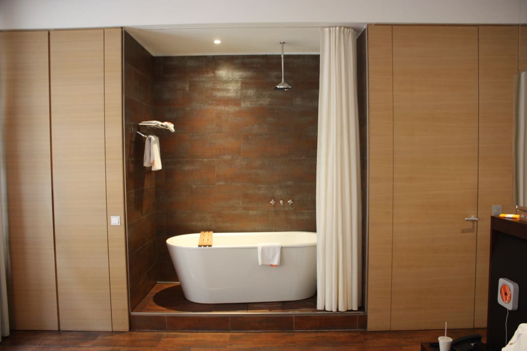 Baignoire dans la chambre Hotel Hollmann Beletage