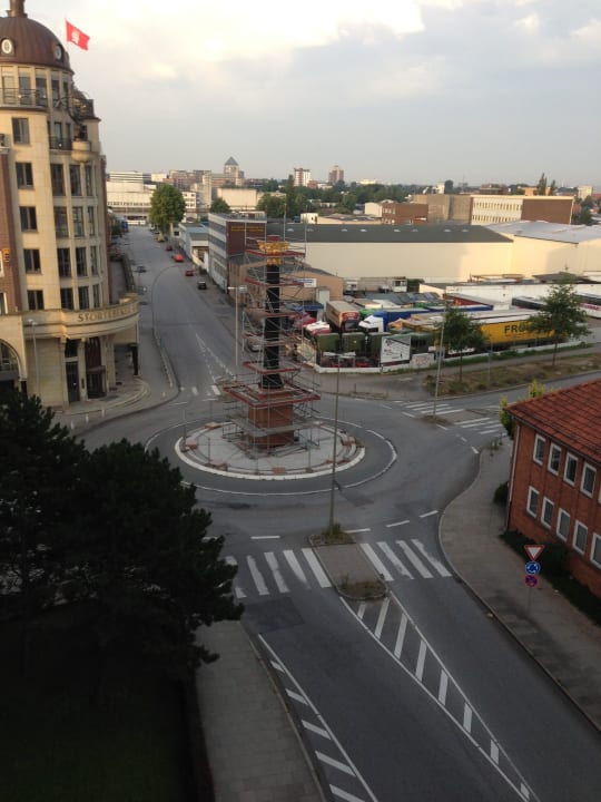 Ausblick von Zimmer 506 Apartment-Hotel Hamburg Mitte
