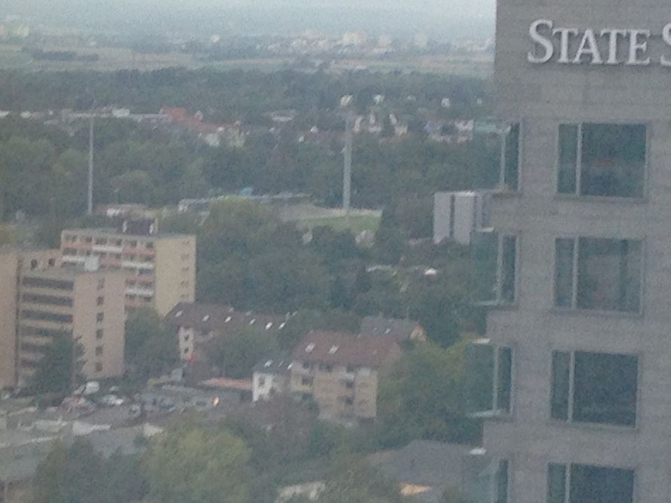 Ausblick Radisson Blu Hotel Frankfurt