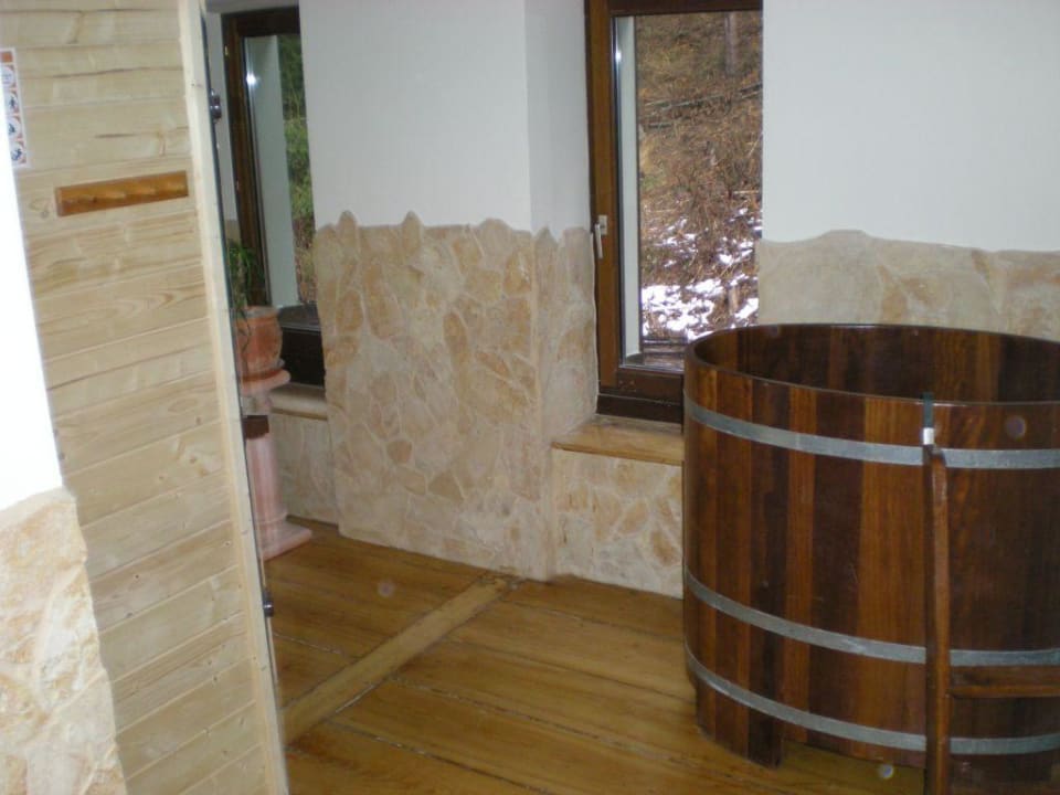 Einblick in die Sauna Pension Villa Waldeck